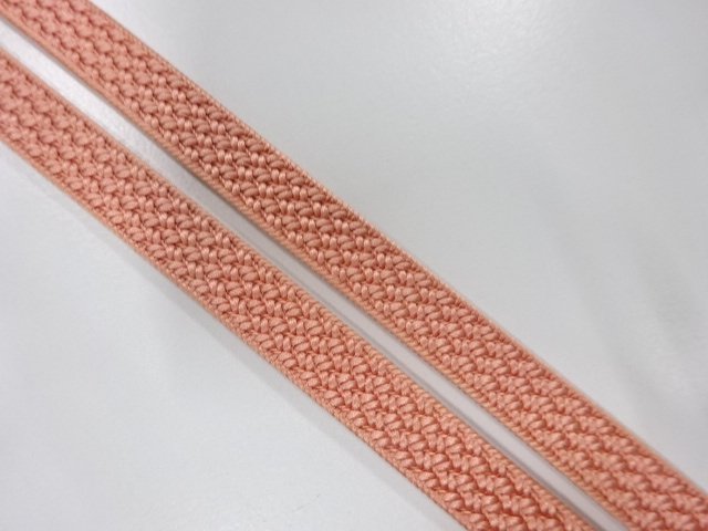  アンティーク　正絹　帯留め用　手組三分紐